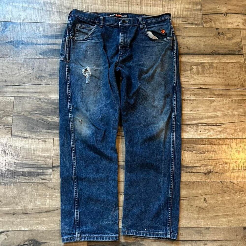 Wrangler Men's Brown and Khaki Jeans